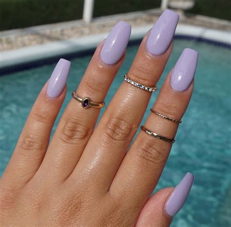 lilac nails with design|lilac acrylic nail designs.